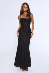 Bridge To Wonderland Maxi Dress  Black