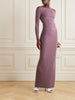 Sabina off-the-shoulder stretch-crepe maxi dress