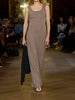 Isadora striped linen maxi dress