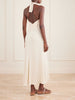 Light Heart gauze halterneck maxi dress