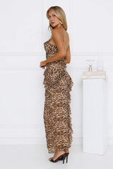 Glow To Prowl Maxi Dress Leopard