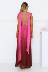 Rosie Reverie Strapless Maxi Dress Pink