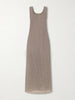 Isadora striped linen maxi dress