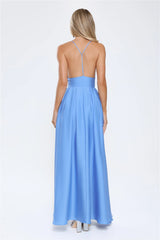 Secret Strolls Maxi Dress Blue