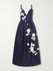 Sula Cauca linen-floral maxi dress
