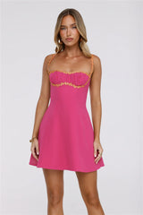 Simply Stunning Mini Dress Pink