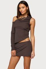 Lucretia Asymmetric Off Shoulder Top