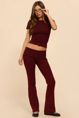 Ivanne Foldover Flared Pants