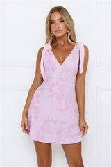 Salted Sun Mini Dress Pink