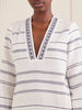 Theodora striped linen maxi dress