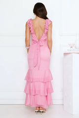 Pretty In Party Maxi Dress Pink