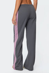 Averie Contrast Striped Sweatpants