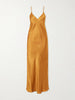Nevana satin maxi dress