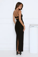 Secret Flame Lace Maxi Dress Black