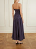 Safia smocked printed cotton and silk-blend voile maxi dress