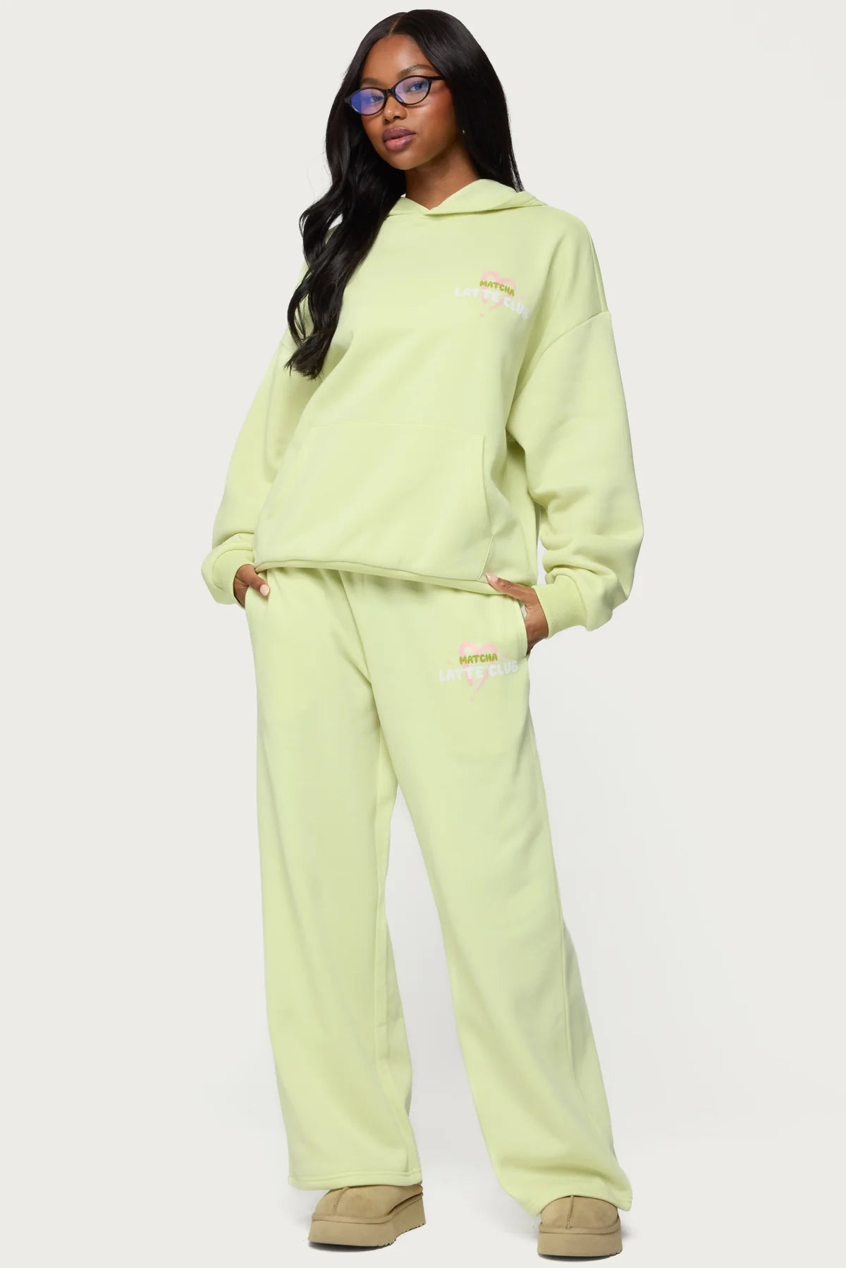 Matcha Lover Straight Leg Sweatpants