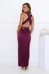 Fly Above Maxi Dress Purple