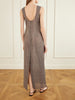 Isadora striped linen maxi dress