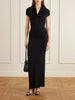 Rama gathered jersey maxi dress