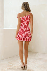Garden Glowspell Off Shoulder Mini Dress Pink