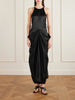 Kent draped satin maxi dress