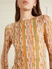 Slinky Swing printed chiffon maxi dress