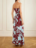 Benita floral-print stretch-crepe strapless maxi dress