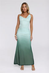Sugar Lush Mesh Maxi Dress Green