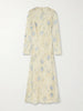 Cecile floral-print georgette maxi dress