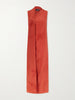 Estela one-shoulder silk-chiffon maxi dress