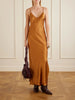 Nevana satin maxi dress