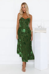 Wildflower Vibe Maxi Dress Green
