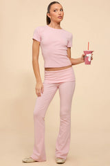 Ivanne Foldover Flared Pants