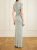 Saffron gathered jersey maxi dress