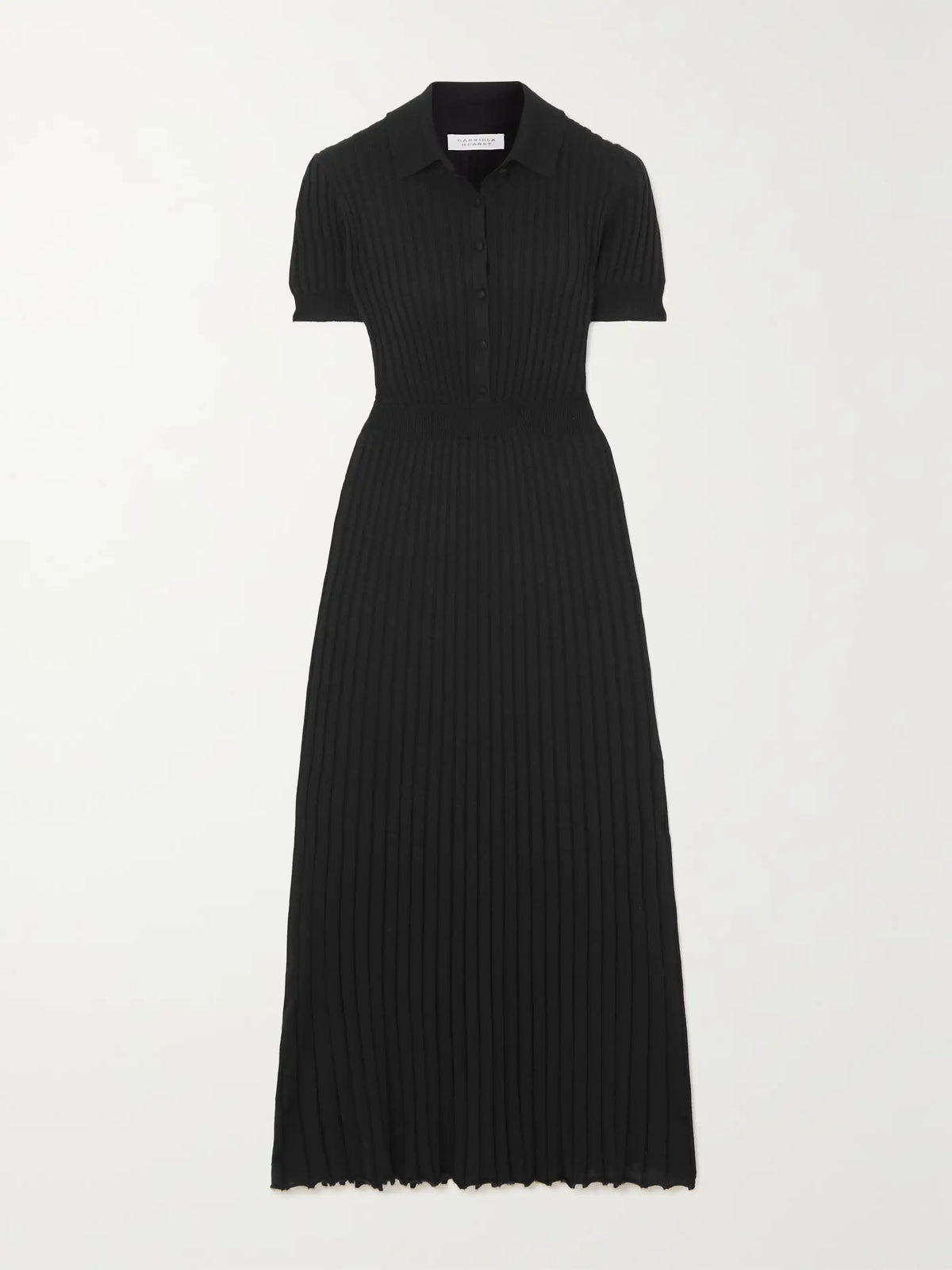 Amor ribbed silk and cashmere-blend maxi dress