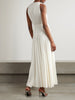 Gathered jersey maxi dress