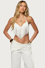 Kienna Fringed Bra Top