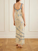 Cecile ruffled printed chiffon maxi dress
