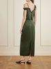 Satin maxi dress
