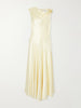 Siren embellished satin maxi dress
