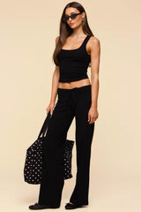 Linda Ribbed Scoop Neck Tank Top