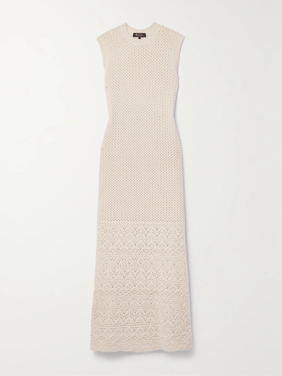 Engadin pointelle-knit cashmere maxi dress