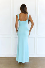 Pretty Ritual Maxi Dress Aqua