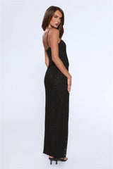 Blossom At Dusk Maxi Dress Black