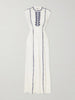 Liviane embroidered cotton maxi dress