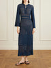 Madone open-knit cotton-blend maxi dress