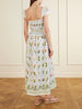 Tropical Porcelain printed cotton-poplin maxi dress
