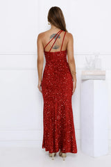 Golden Days Dancing Maxi Dress Red