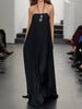 Erickson satin maxi dress