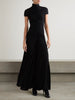 Ruched jersey maxi dress